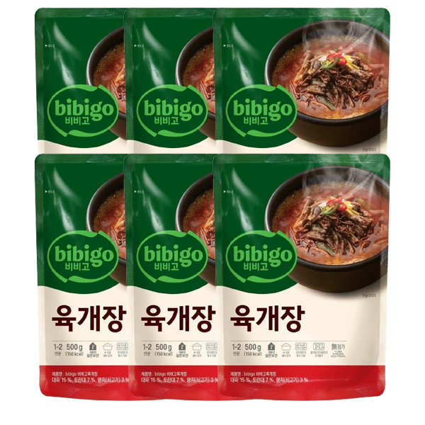 무료배송-비비고 육개장 500g 6봉